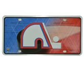 Quebec Nordiques Vintage NHL Team Decorative License Plate